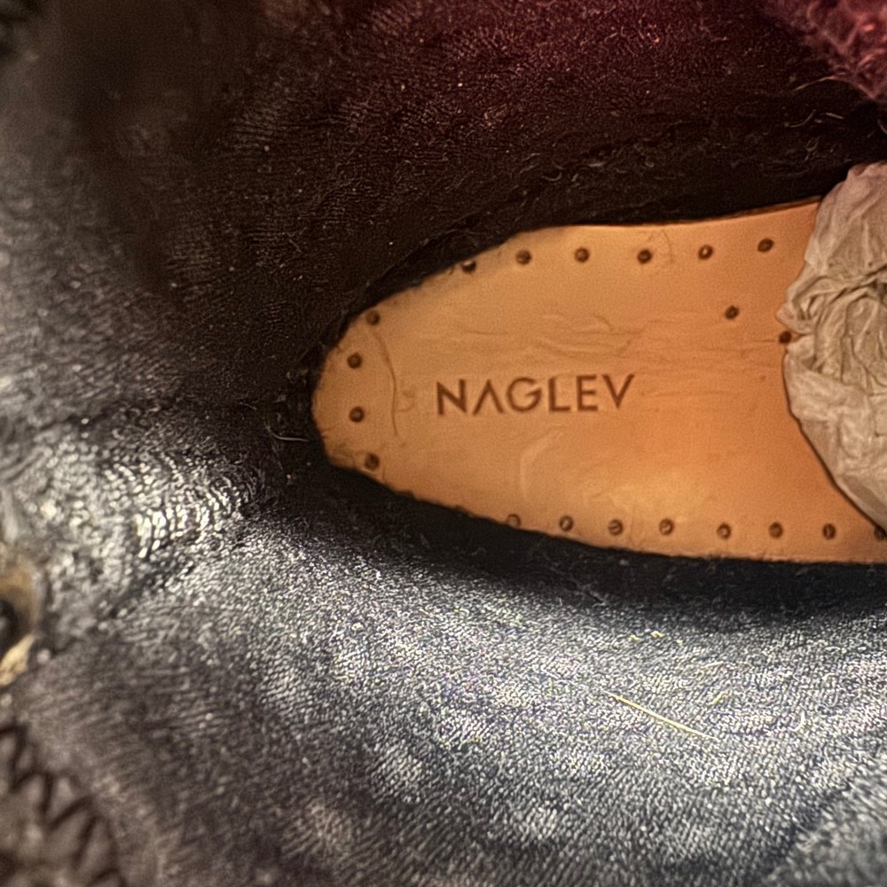 Naglev Unico Combat Black Kevlar Hiking Boots Mens Euro 45.5 High Top Gum Sole - Picture 7 of 7